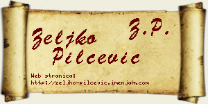 Željko Pilčević vizit kartica